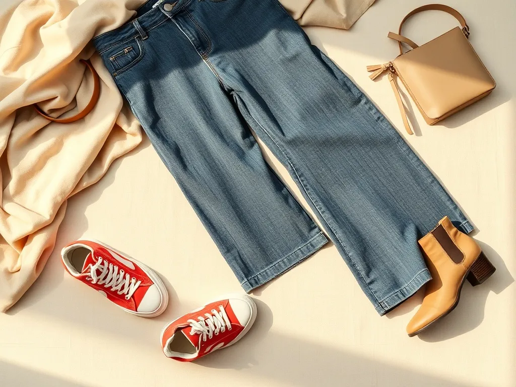 Jakie buty do szerokich spodni jeansowych wybrać?