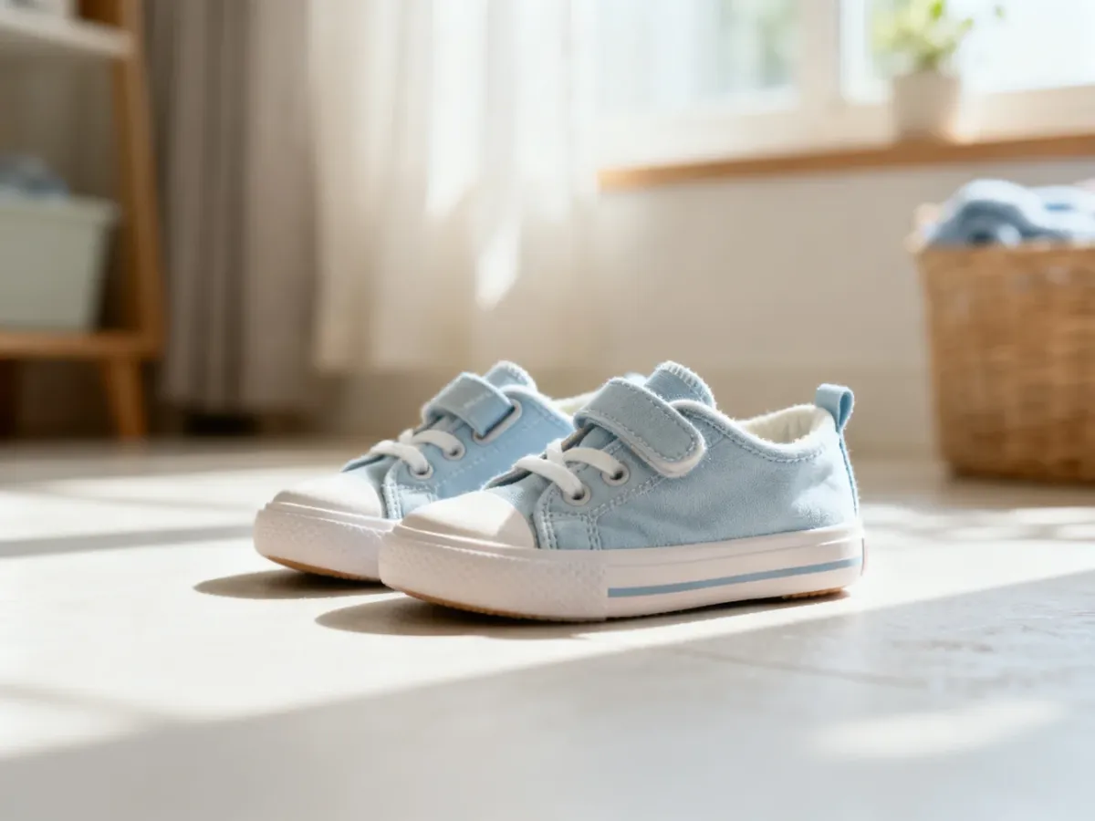 Tekstylne buty dziecięce formowane i suszone w temperaturze pokojowej