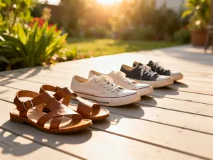 Profesjonalne buty do nart biegowych z systemem wiązań ustawione na śniegu obok nowoczesnych nart z włókna węglowego.