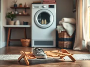 Dziecięce stopy z widocznym obniżeniem łuku podeszwowego na białym podłożu w gabinecie lekarskim.